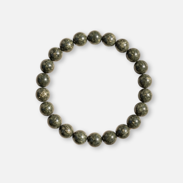 Raw pyrite healing bracelet