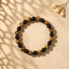Tiger eye protection bracelet sarvaahh Tiger Eye and Black Agate Bracelet.