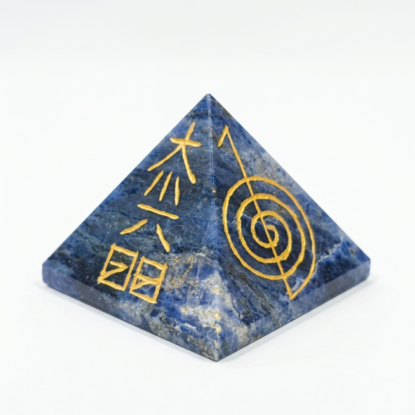 Lapis Lazuli Energy Pyramid – Crystal for Wisdom, Communication & Mental Clarity