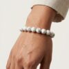 Howlite crystal bracket