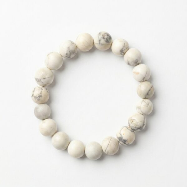 Howlite crystal bracket