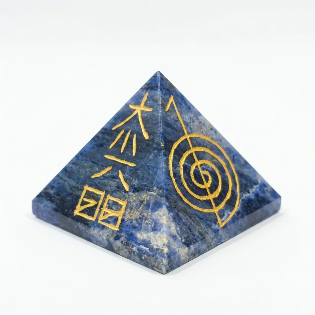 Lapis Lazuli Energy Pyramid – Crystal for Wisdom, Communication & Mental Clarity