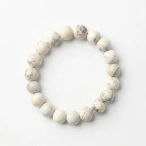 Howlite crystal bracket